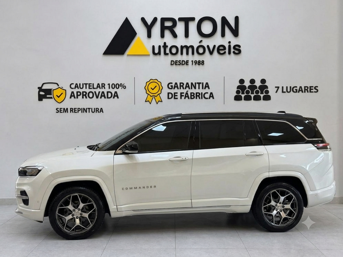 Jeep Commander 1.3 16v 4p Flex T270 Overland Turbo Automático At6 Branco Perola 2025 - Ayrton Automóveis