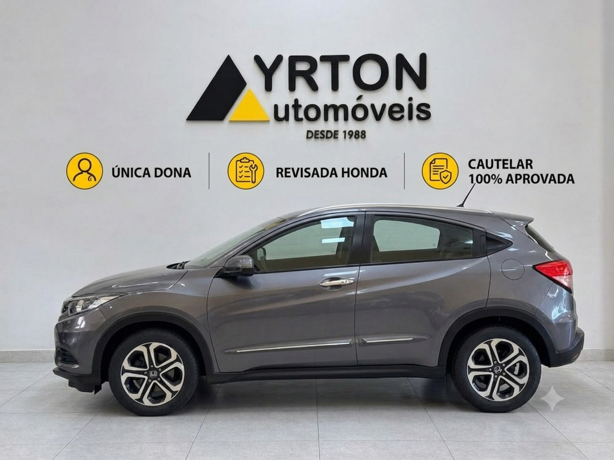 Honda Hr-v 1.8 16v 4p Exl Flex Automático Cvt Cinza 2018 - Ayrton Automóveis