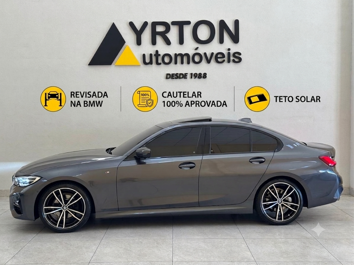 Bmw 320i 2.0 16v 4p Turbo Flex M Sport Automático Cinza 2021 - Ayrton Automóveis