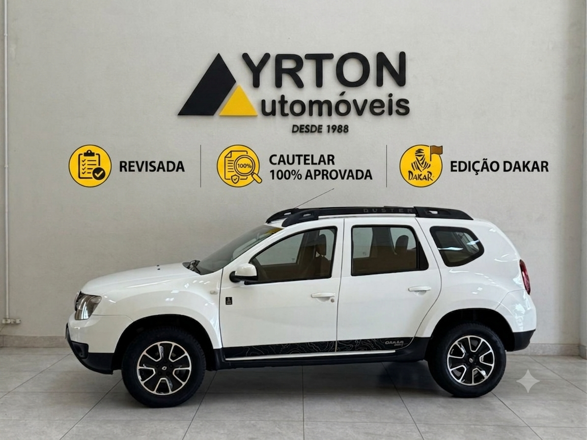 Renault Duster 1.6 16v 4p Flex Dakar Branco 2016 - Ayrton Automóveis