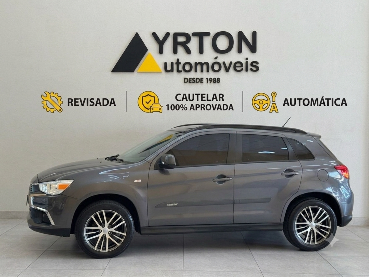 Mitsubishi Asx 2.0 16v 4p Automático Cinza 2018 - Ayrton Automóveis