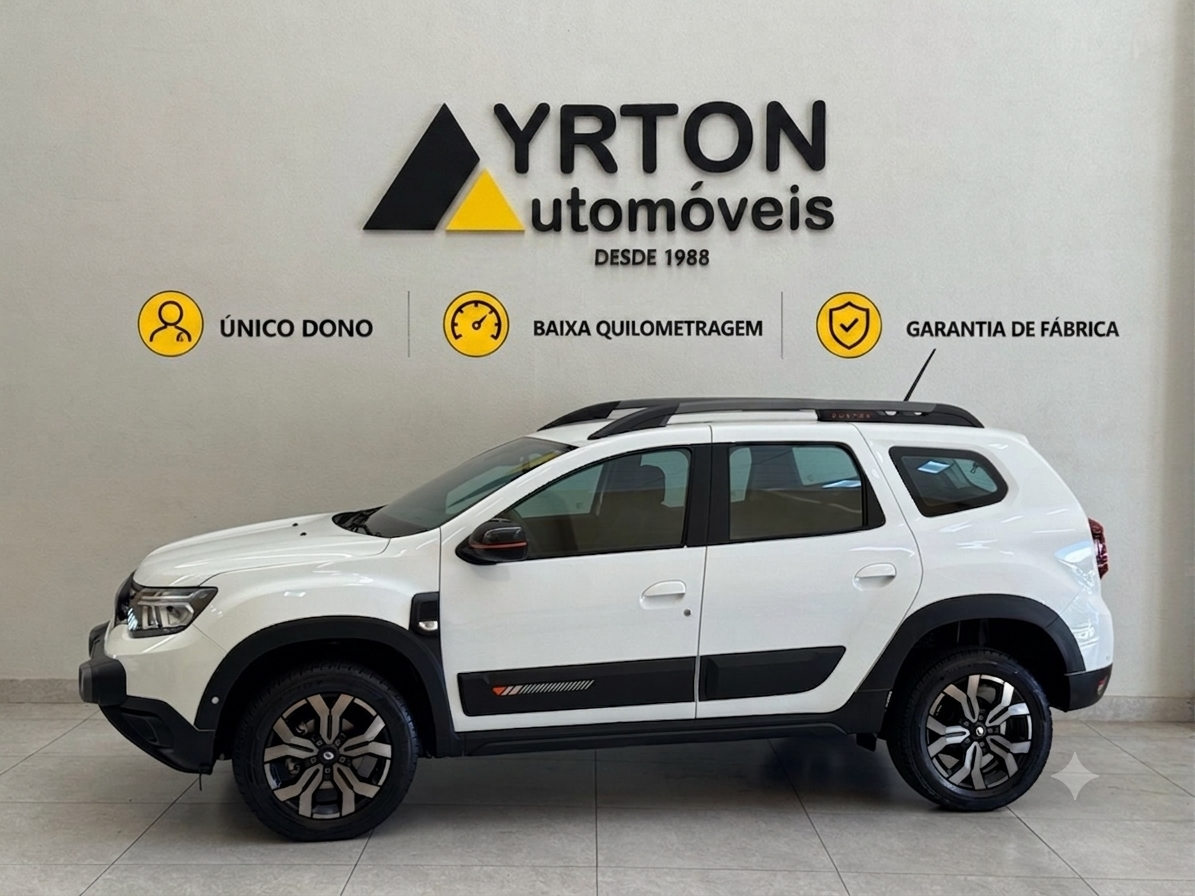 Renault Duster 1.3 16v 4p Iconic Turbo Tce Automático Cvt Branco 2025 - Ayrton Automóveis