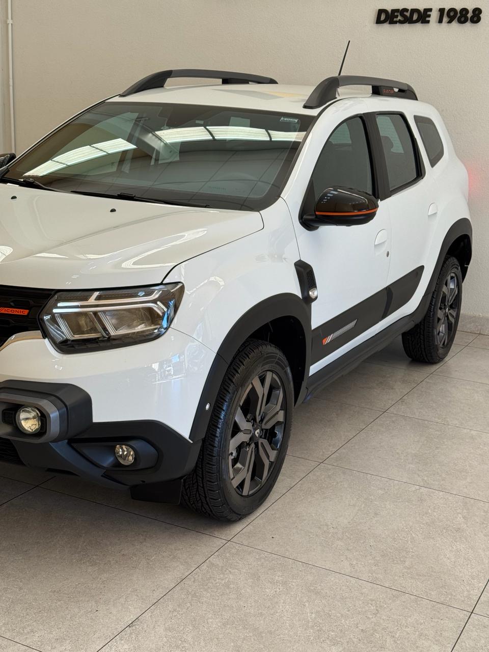 Renault Duster 1.3 16v 4p Iconic Turbo Tce Automático Cvt Branco 2025 - Ayrton Automóveis
