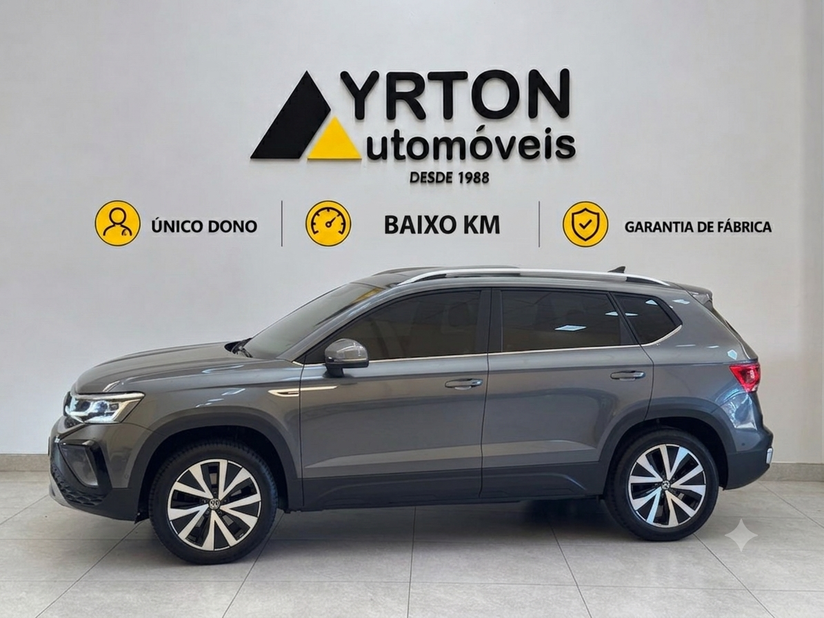 Volkswagen Taos 1.4 16v 4p Flex 250 Tsi Highline Automático Cinza 2023 - Ayrton Automóveis