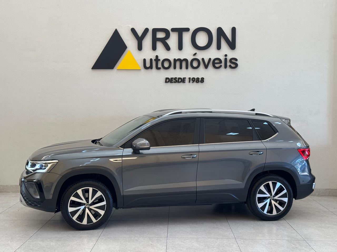 Volkswagen Taos 1.4 16v 4p Flex 250 Tsi Highline Automático Cinza 2023 - Ayrton Automóveis