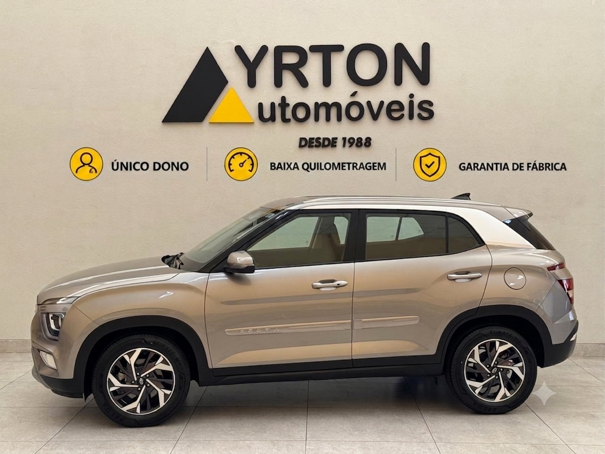 Hyundai Creta 1.0 12v 4p Flex Tgdi Turbo Limited Automático Prata 2024 - Ayrton Automóveis