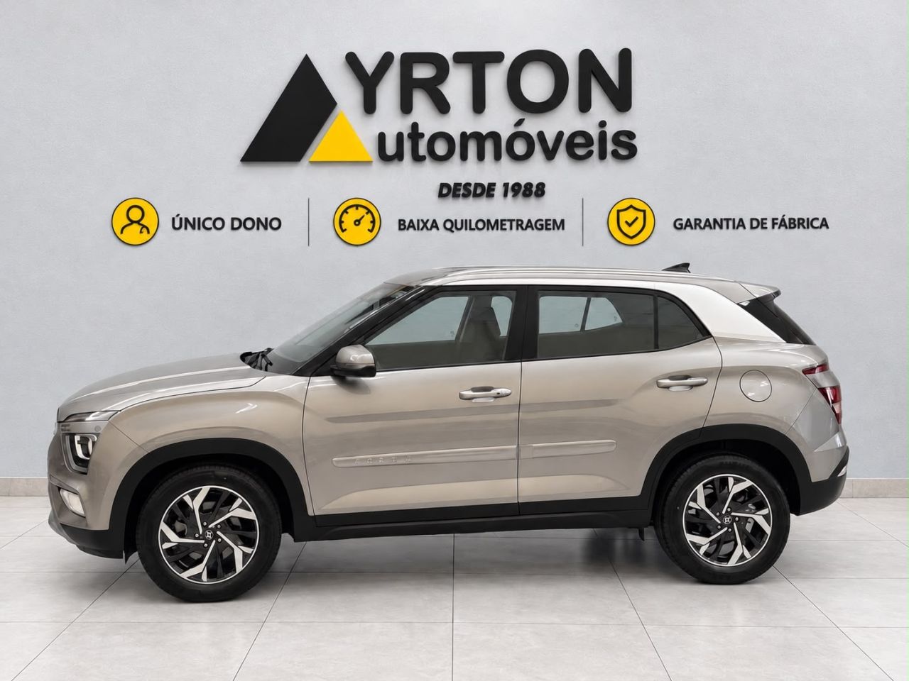 Hyundai Creta 1.0 12v 4p Flex Tgdi Turbo Limited Automático Prata 2024 - Ayrton Automóveis