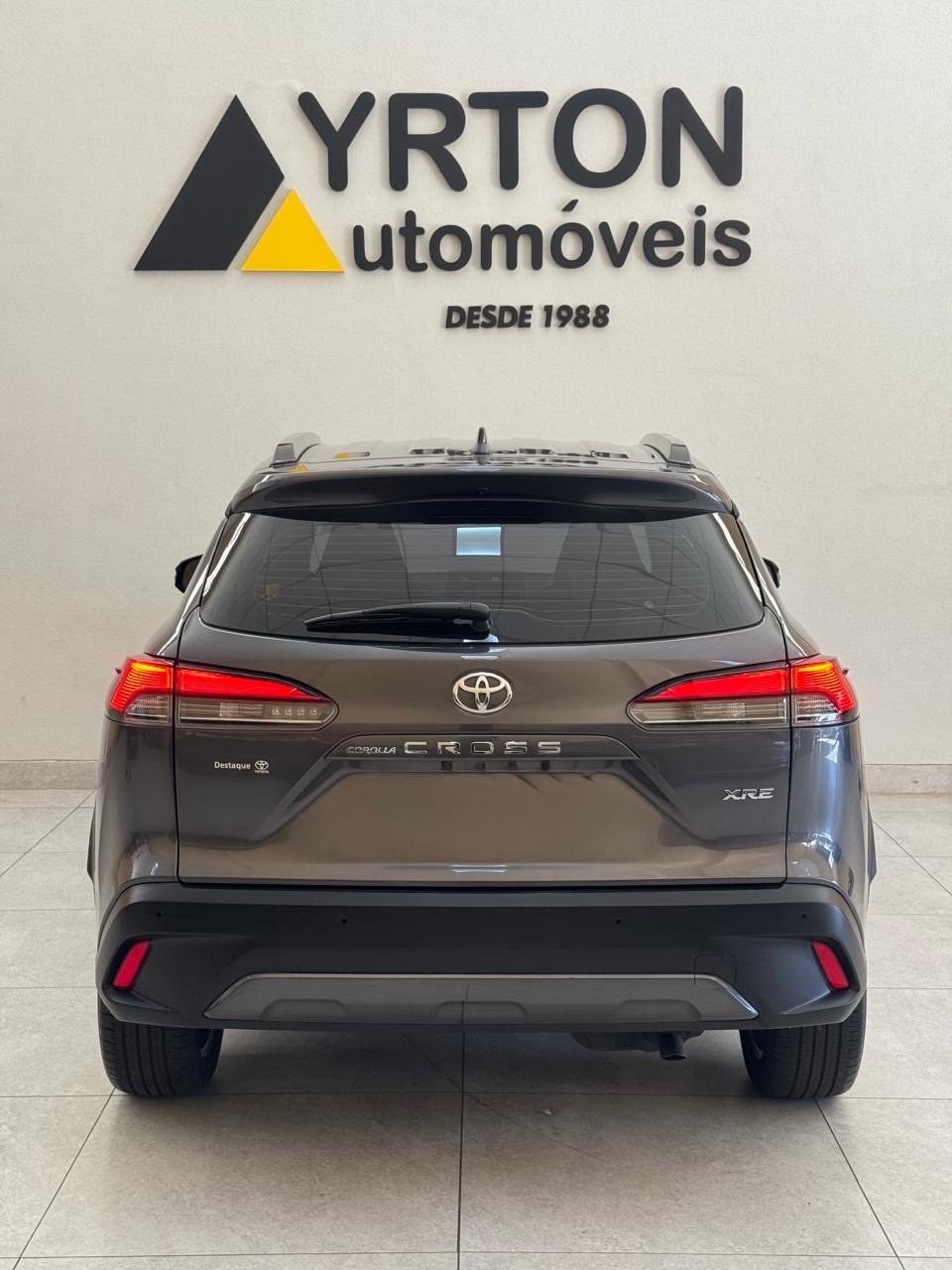Toyota Corolla Cross 2.0 16v 4p Flex Vvt-ie Xre Direct Shift Automático Cvt Cinza 2023 - Ayrton Automóveis