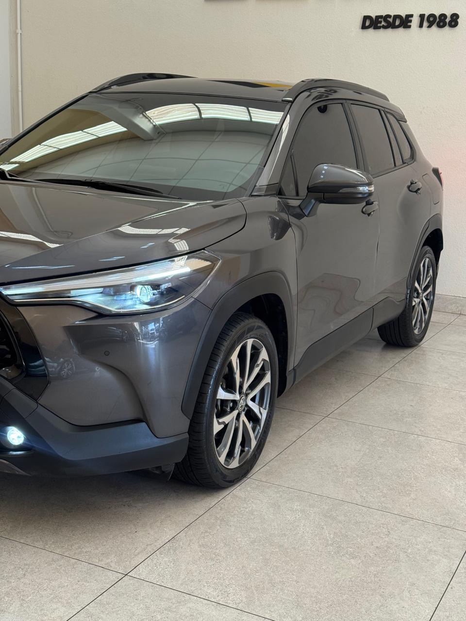 Toyota Corolla Cross 2.0 16v 4p Flex Vvt-ie Xre Direct Shift Automático Cvt Cinza 2023 - Ayrton Automóveis