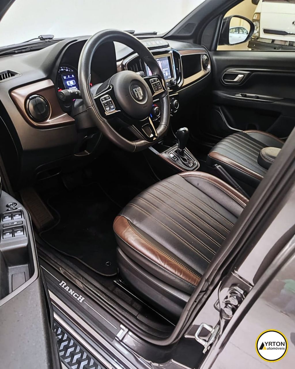 Fiat Strada 1.3 Firefly Flex Ranch Cabine Dupla Automático Cvt Cinza 2022 - Ayrton Automóveis