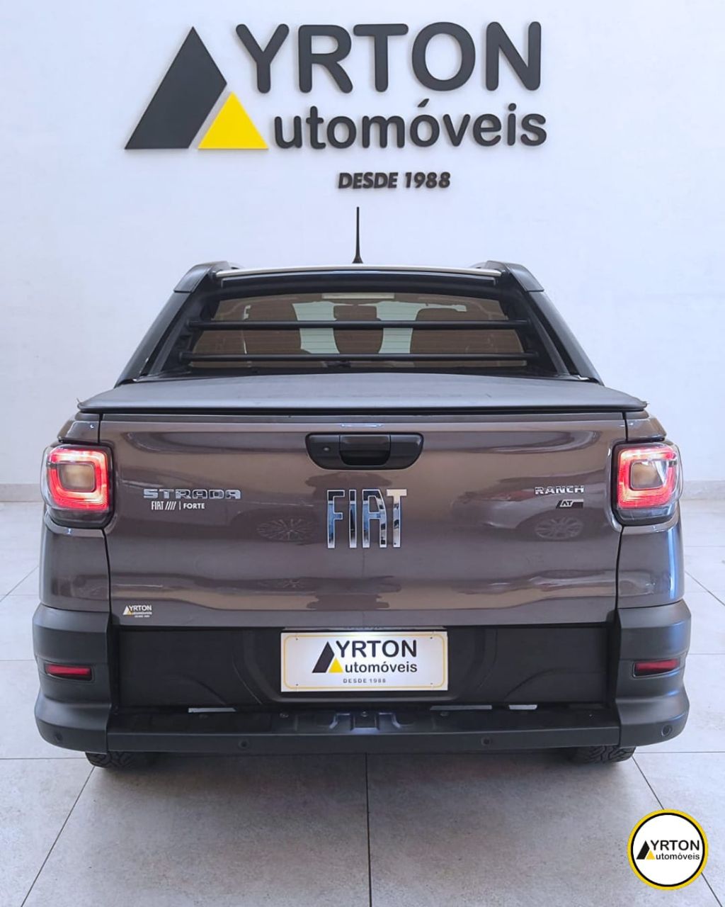 Fiat Strada 1.3 Firefly Flex Ranch Cabine Dupla Automático Cvt Cinza 2022 - Ayrton Automóveis