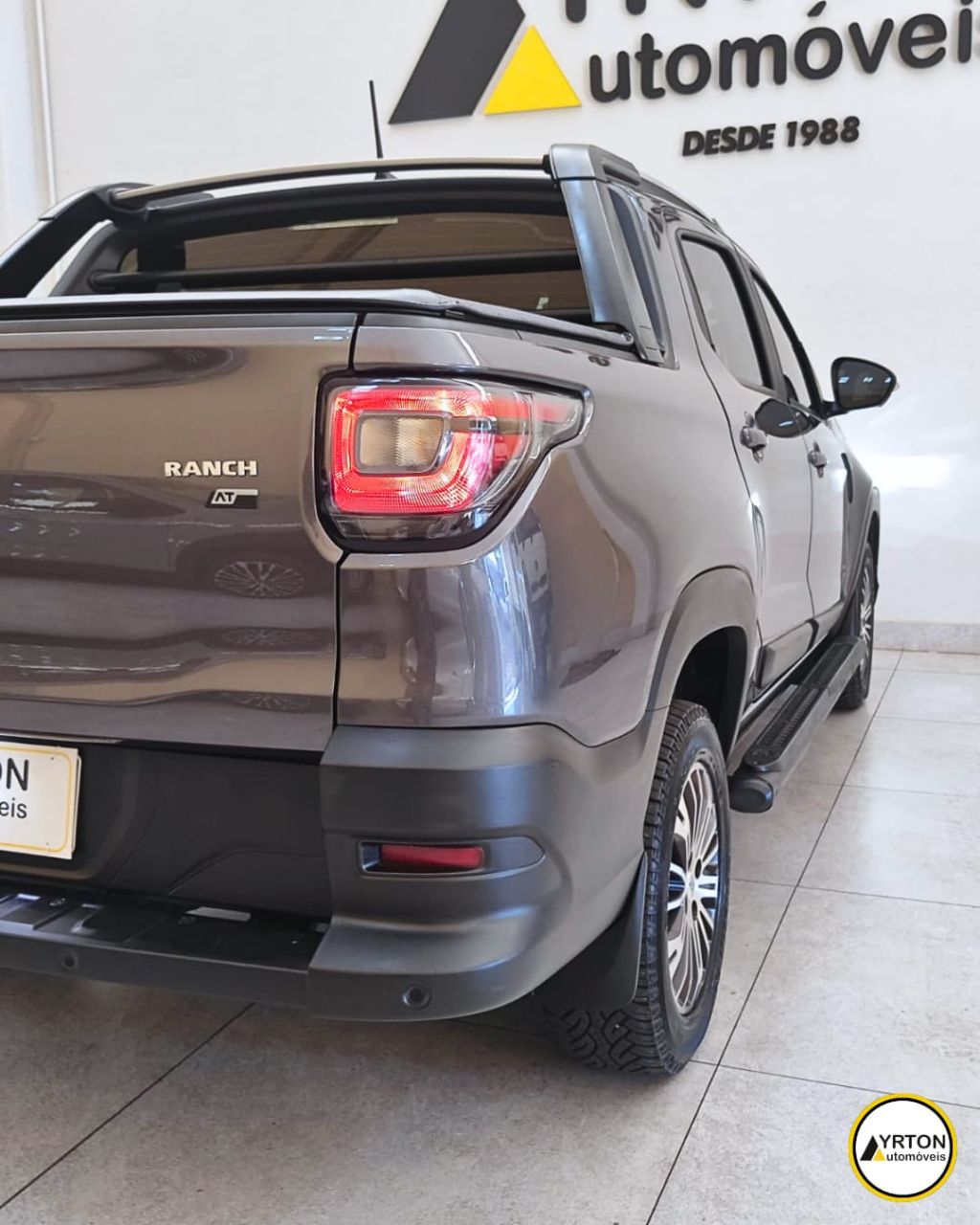 Fiat Strada 1.3 Firefly Flex Ranch Cabine Dupla Automático Cvt Cinza 2022 - Ayrton Automóveis
