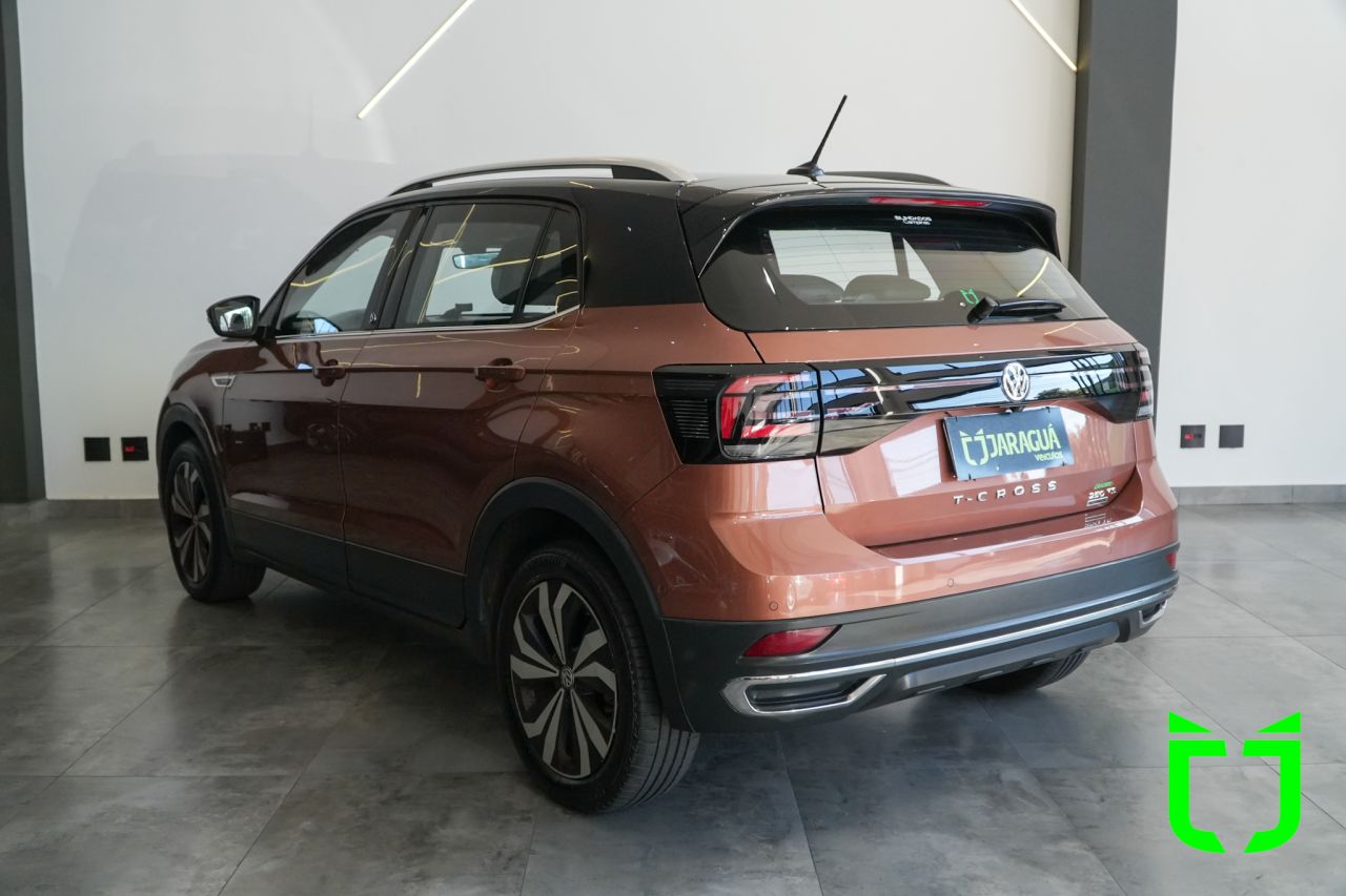 Volkswagen T-Cross 1.4 4P 250 TSI FLEX HIGHLINE AUTOMÁTICO 2020 Marrom - foto 4
