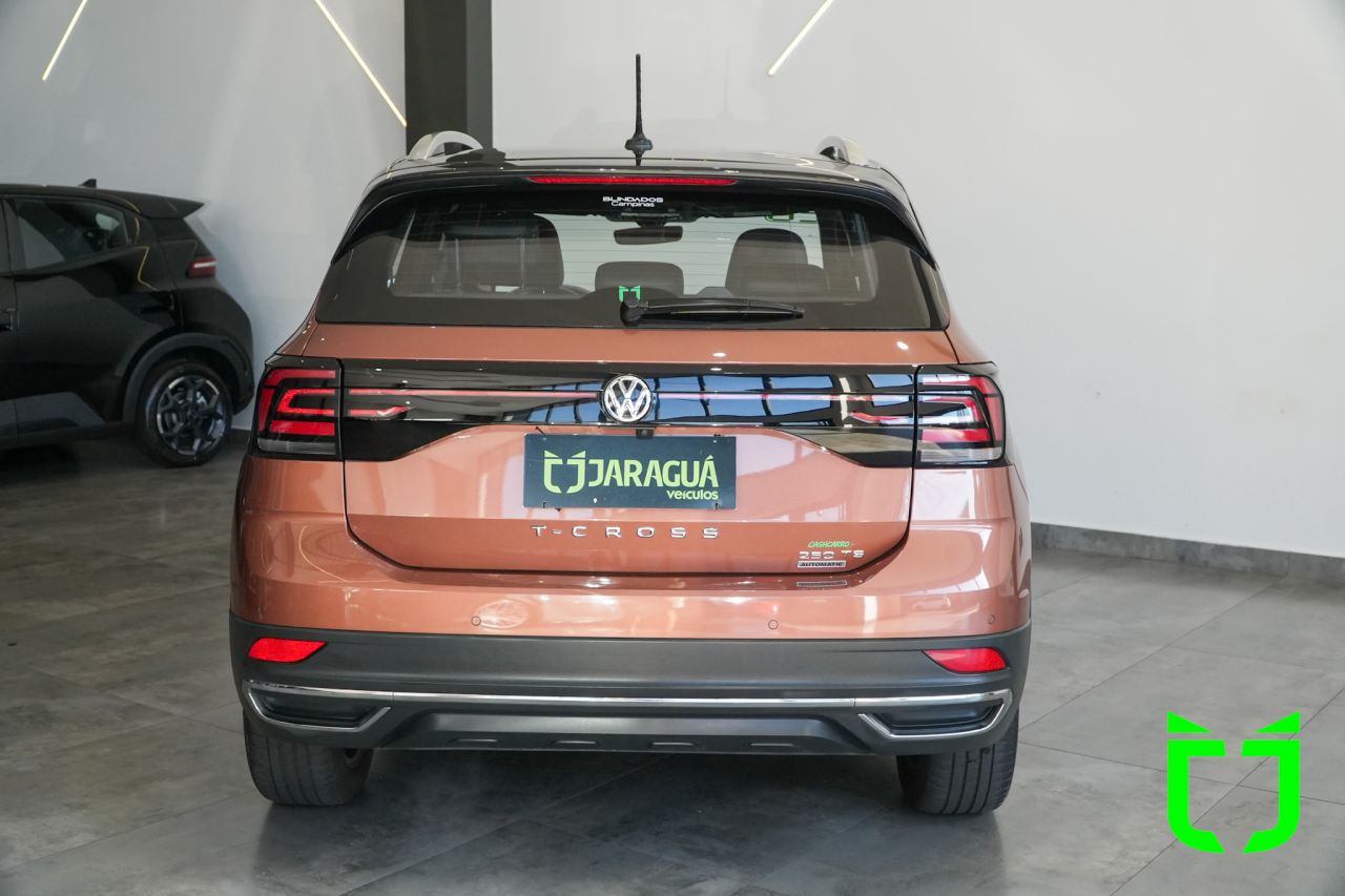Volkswagen T-Cross 1.4 4P 250 TSI FLEX HIGHLINE AUTOMÁTICO 2020 Marrom - foto 5