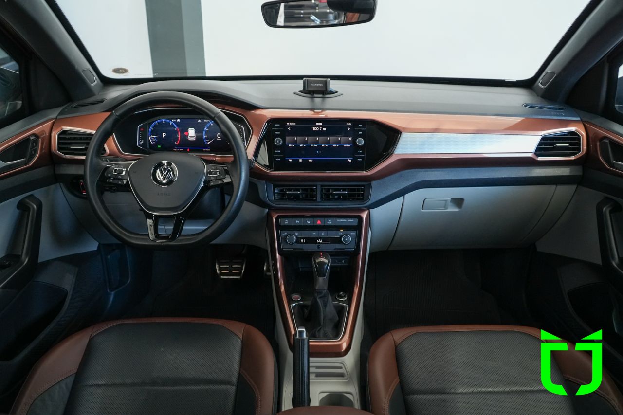 Volkswagen T-Cross 1.4 4P 250 TSI FLEX HIGHLINE AUTOMÁTICO 2020 Marrom - foto 9