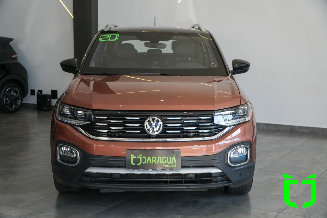Volkswagen T-Cross 1.4 4P 250 TSI FLEX HIGHLINE AUTOMÁTICO 2020 Marrom - foto 2