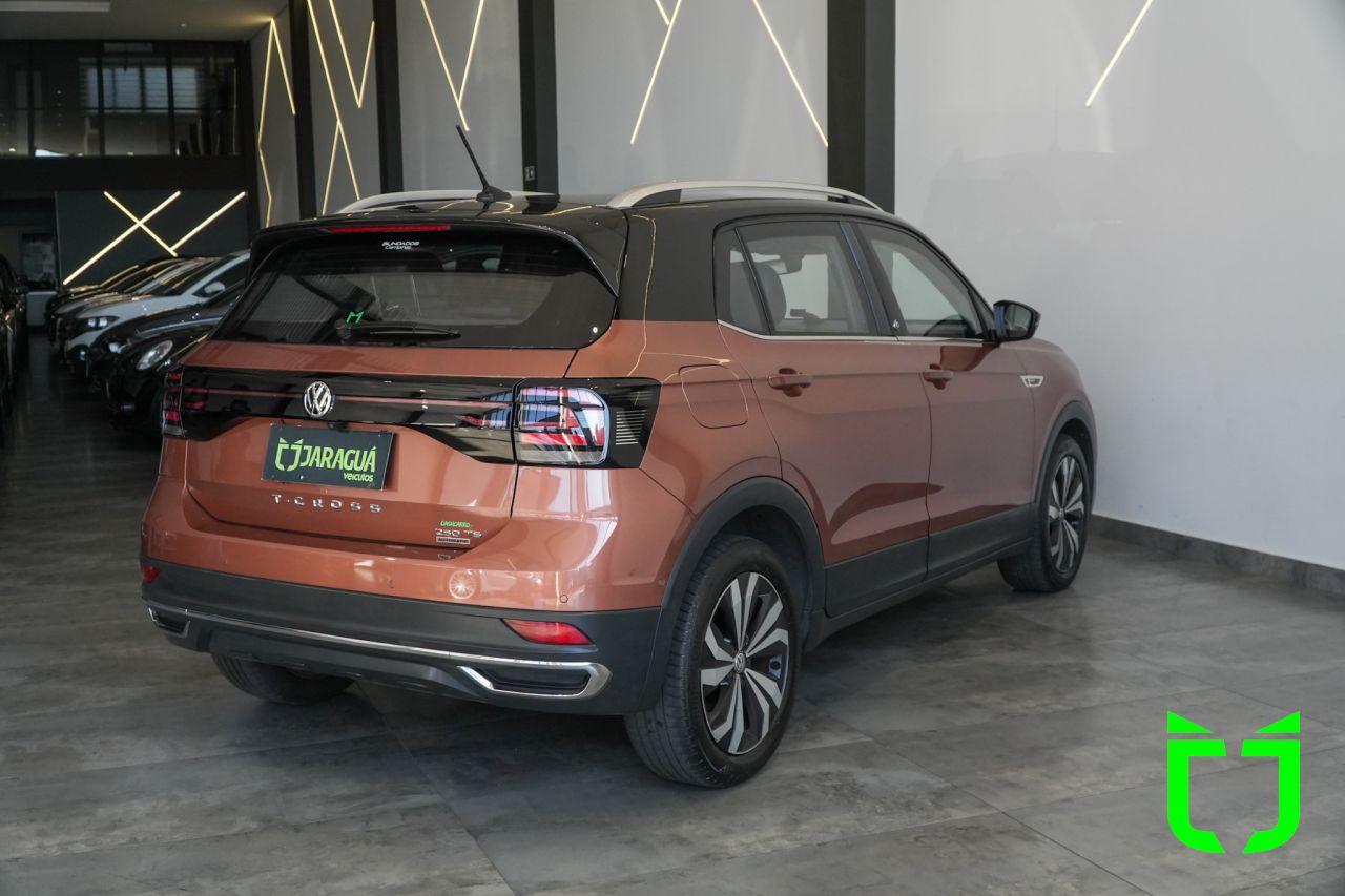 Volkswagen T-Cross 1.4 4P 250 TSI FLEX HIGHLINE AUTOMÁTICO 2020 Marrom - foto 6