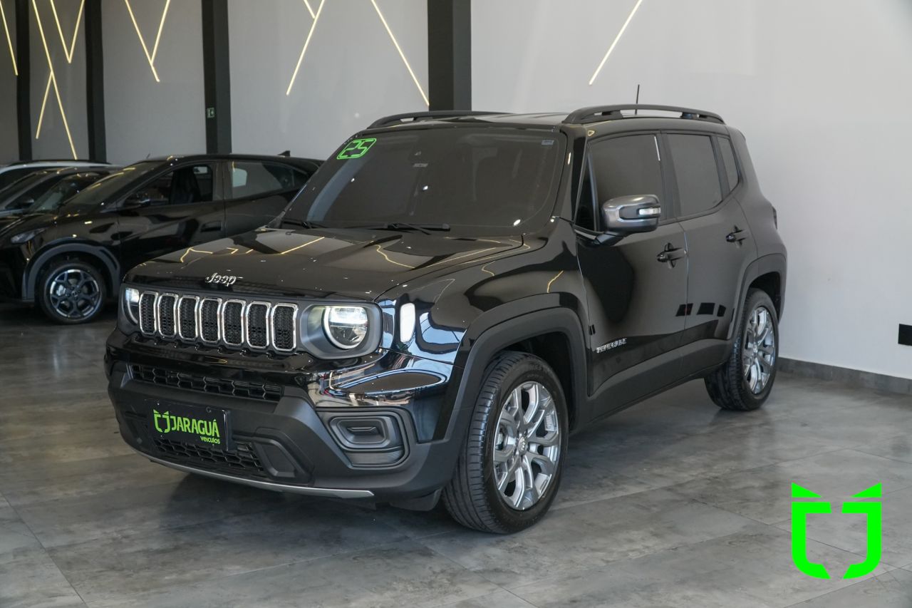 Jeep Renegade 1.3 16V 4P FLEX T270 LONGITUDE TURBO AUTOMÁTICO 2025 Preto - foto 3