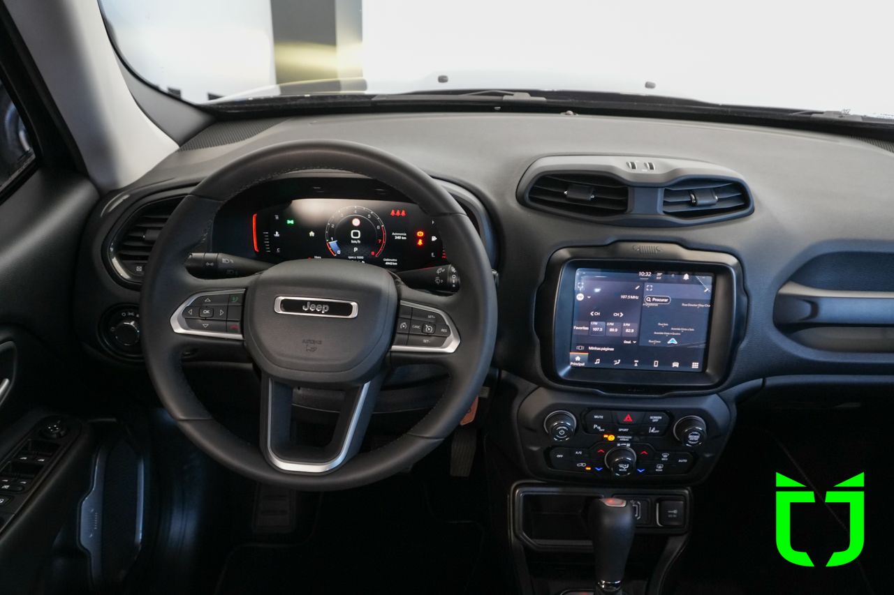 Jeep Renegade 1.3 16V 4P FLEX T270 LONGITUDE TURBO AUTOMÁTICO 2025 Preto - foto 19