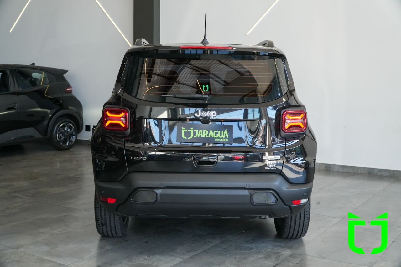 Jeep Renegade 1.3 16V 4P FLEX T270 LONGITUDE TURBO AUTOMÁTICO 2025 Preto - foto 5
