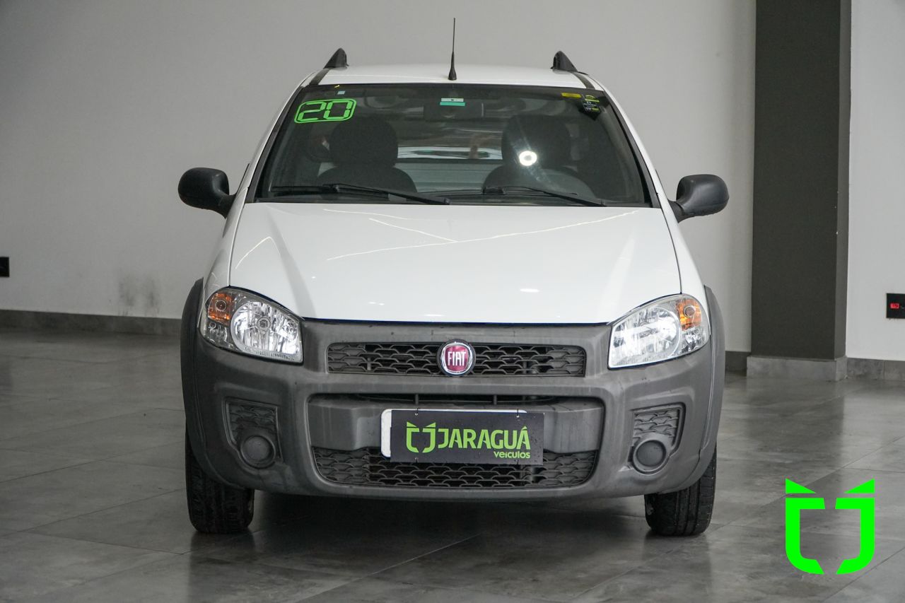 Fiat Strada 1.4 FLEX HARD WORKING CABINE ESTENDIDA 2020 Branco - foto 2