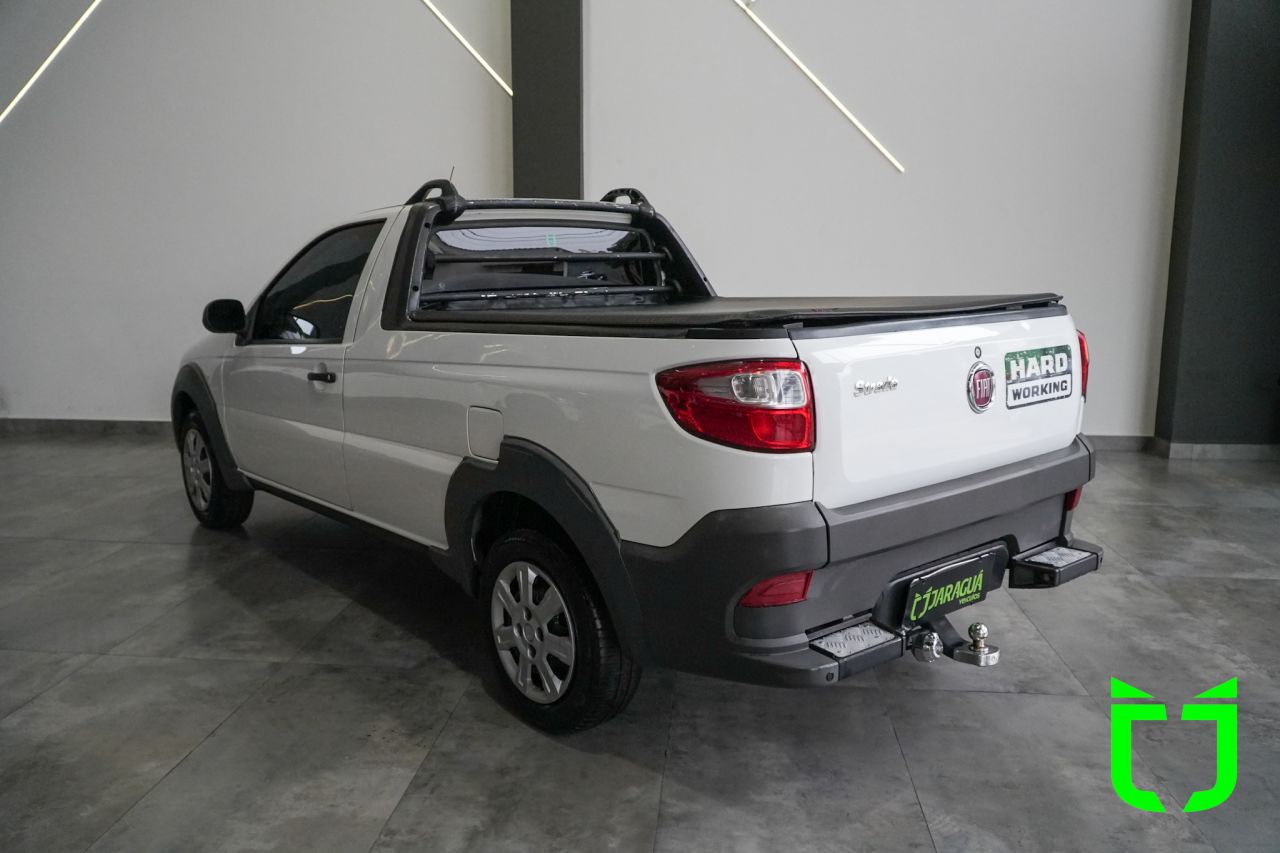Fiat Strada 1.4 FLEX HARD WORKING CABINE ESTENDIDA 2020 Branco - foto 4