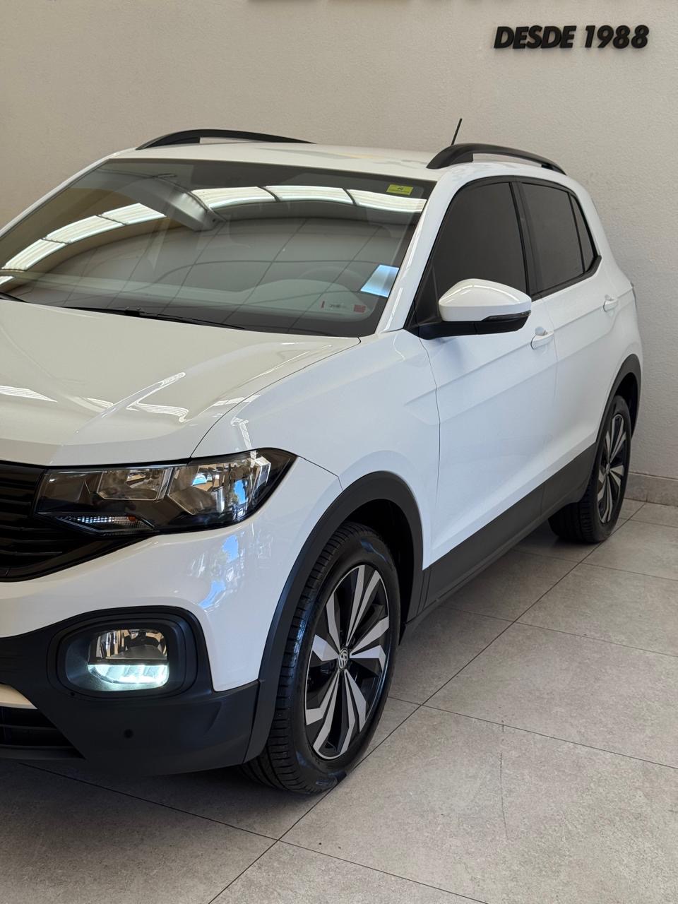 Volkswagen T-cross 1.0 4p 200 Tsi Flex Automático Branco 2021 - Ayrton Automóveis