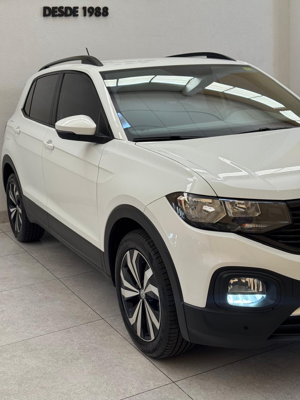 Volkswagen T-cross 1.0 4p 200 Tsi Flex Automático Branco 2021 - Ayrton Automóveis