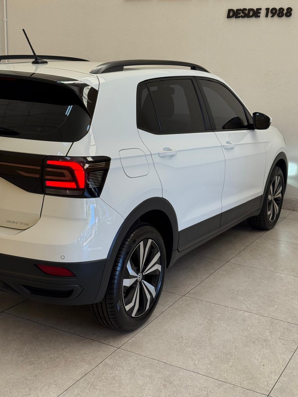 Volkswagen T-cross 1.0 4p 200 Tsi Flex Automático Branco 2021 - Ayrton Automóveis