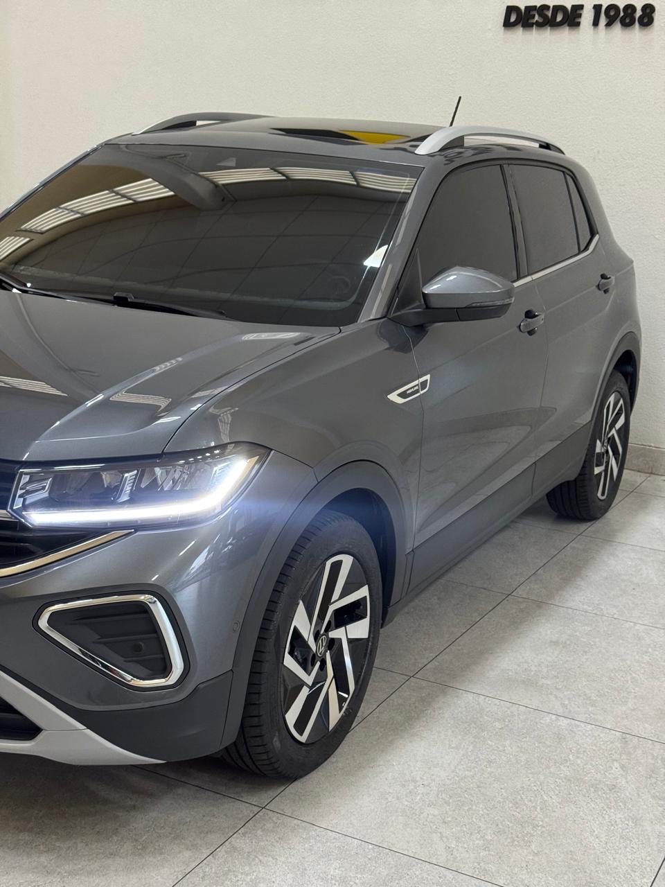Volkswagen T-cross 1.4 4p 250 Tsi Flex Highline Automático Cinza 2026 - Ayrton Automóveis