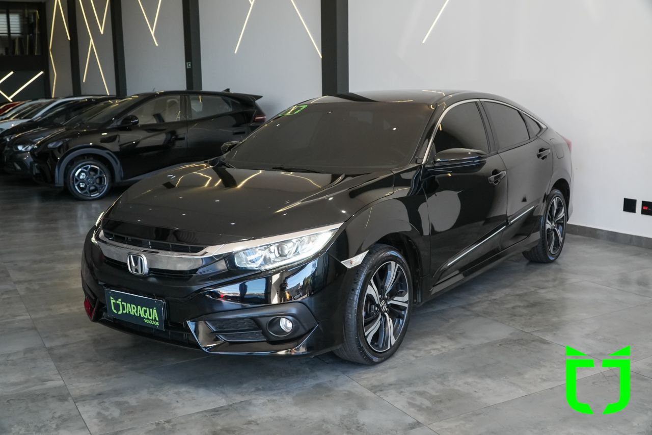 Honda Civic 2.0 16V 4P EXL FLEX  AUTOMÁTICO CVT 2017 Preto - foto 3