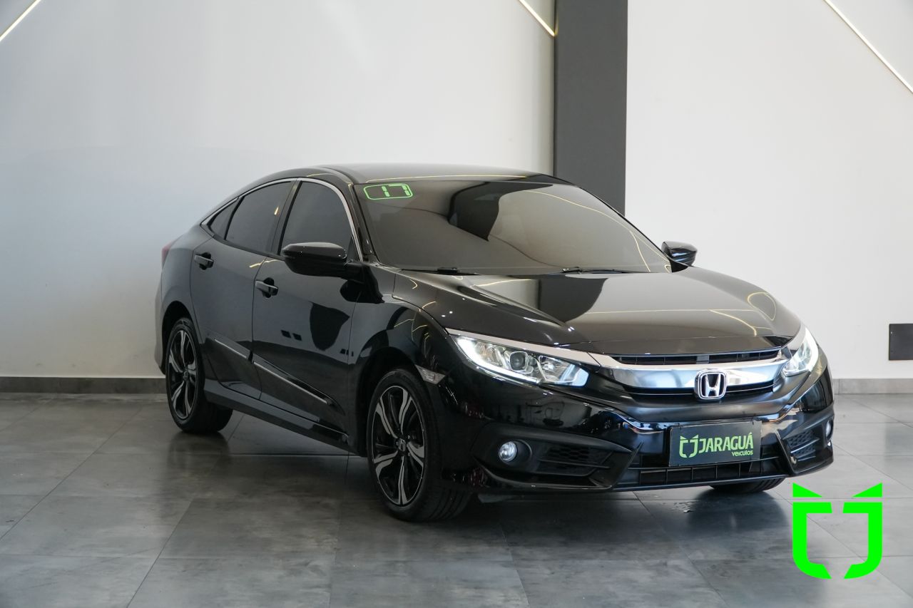 Honda Civic 2.0 16V 4P EXL FLEX  AUTOMÁTICO CVT 2017 Preto