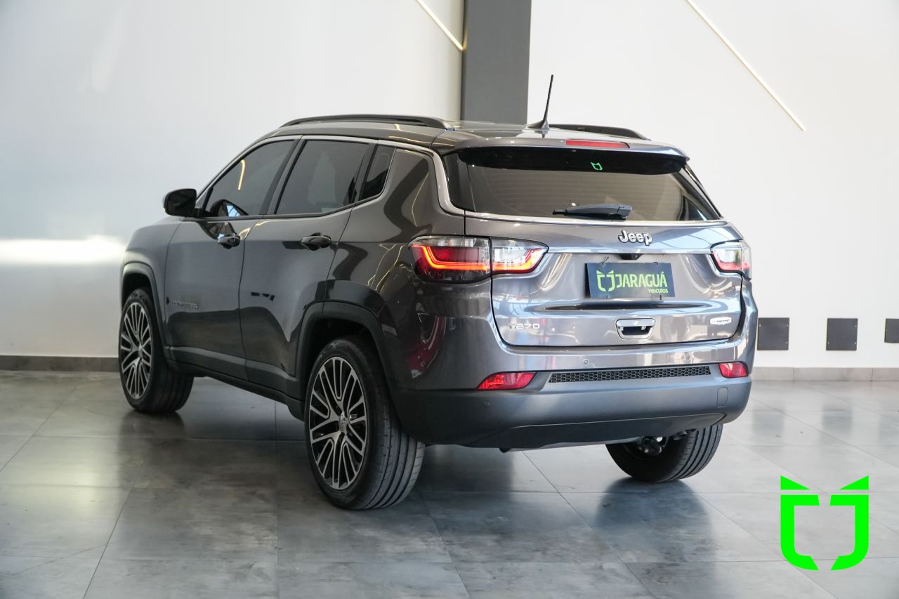 Jeep Compass 1.3 16V 4P FLEX LONGITUDE T270 TURBO AUTOMÁTICO 2022 Cinza - foto 4