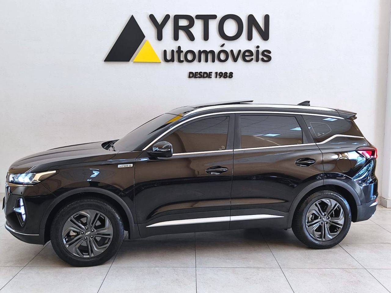 Chery Tiggo 7 Pro 1.5 16v 4p Tci Flex Hybrid Max Drive Automático Cvt Preto 2024 - Ayrton Automóveis