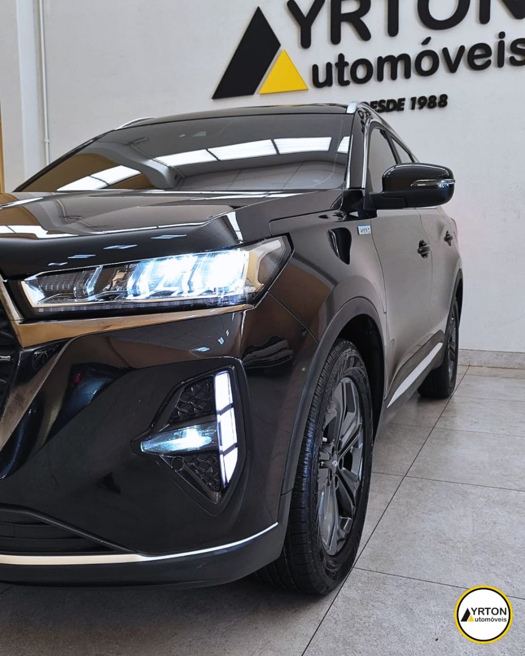 Chery Tiggo 7 Pro 1.5 16v 4p Tci Flex Hybrid Max Drive Automático Cvt Preto 2024 - Ayrton Automóveis