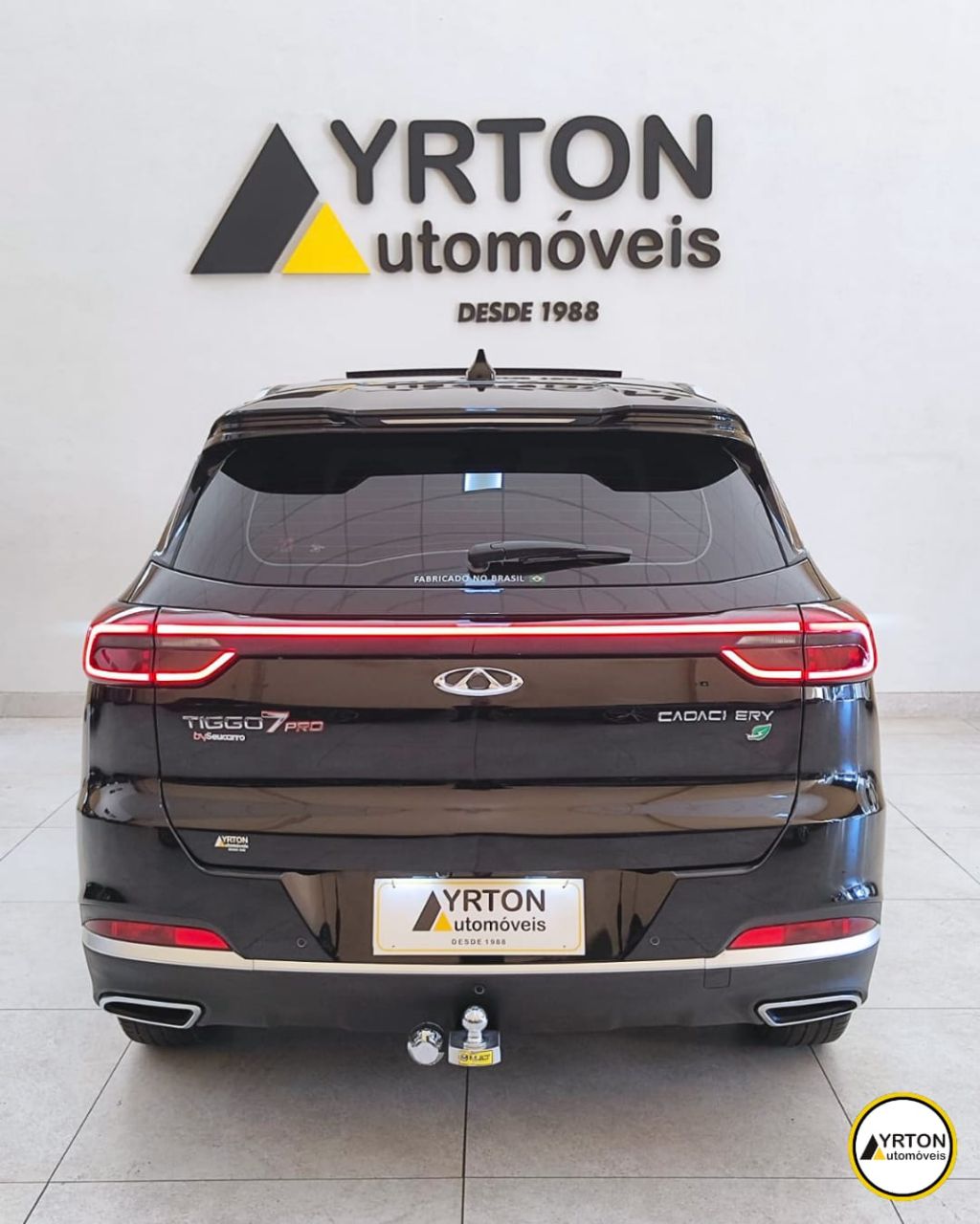 Chery Tiggo 7 Pro 1.5 16v 4p Tci Flex Hybrid Max Drive Automático Cvt Preto 2024 - Ayrton Automóveis