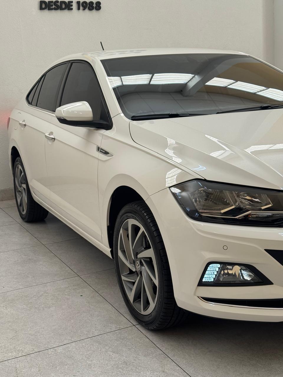Volkswagen Virtus 1.0 4p 200 Tsi Flex Highline Automático Branco 2020 - Ayrton Automóveis