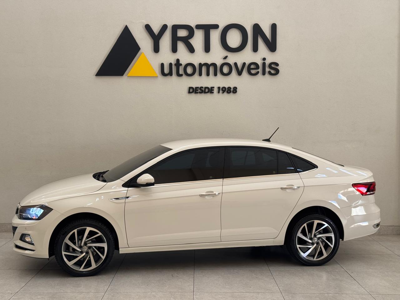 Volkswagen Virtus 1.0 4p 200 Tsi Flex Highline Automático Branco 2020 - Ayrton Automóveis