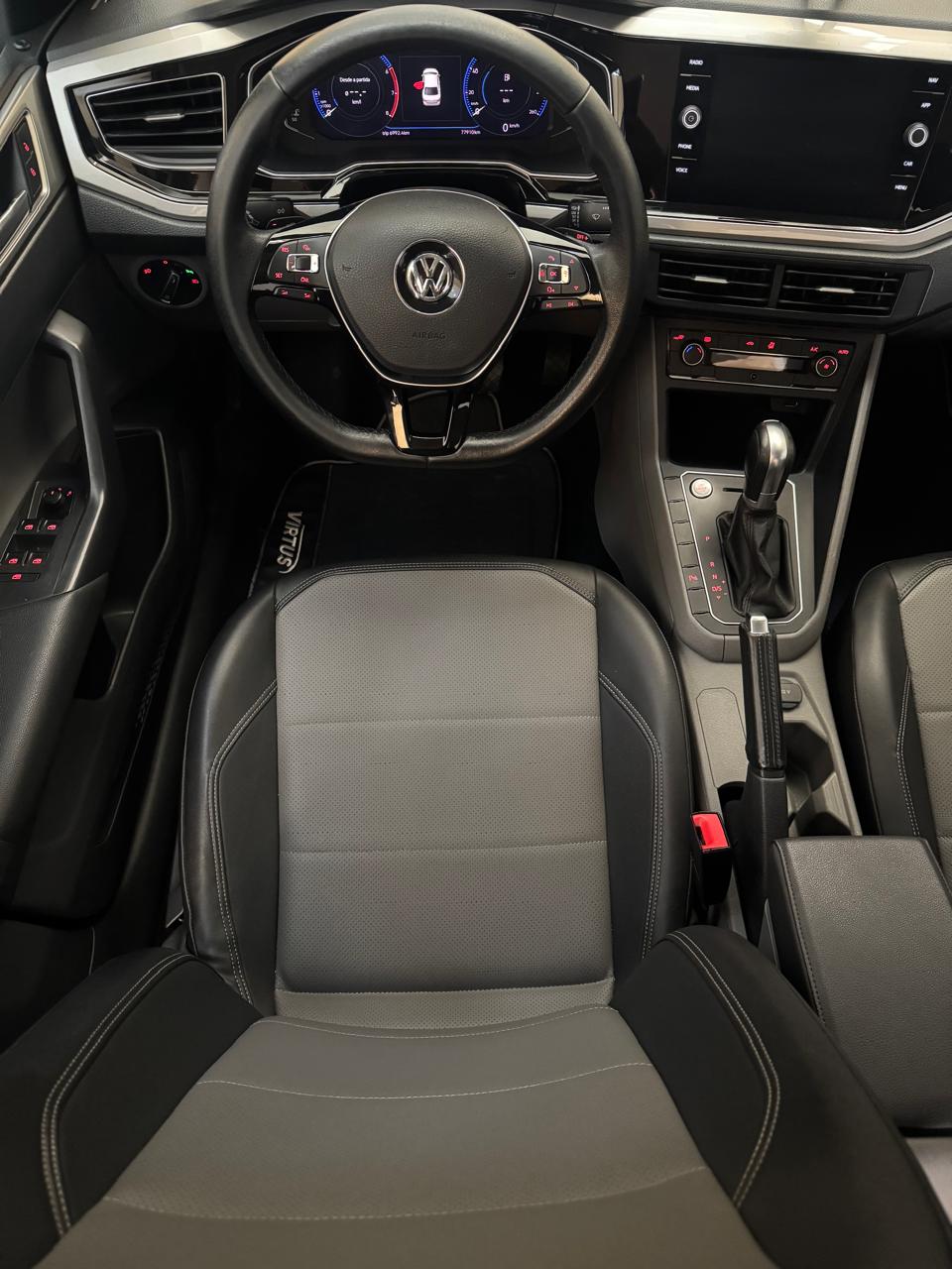 Volkswagen Virtus 1.0 4p 200 Tsi Flex Highline Automático Branco 2020 - Ayrton Automóveis