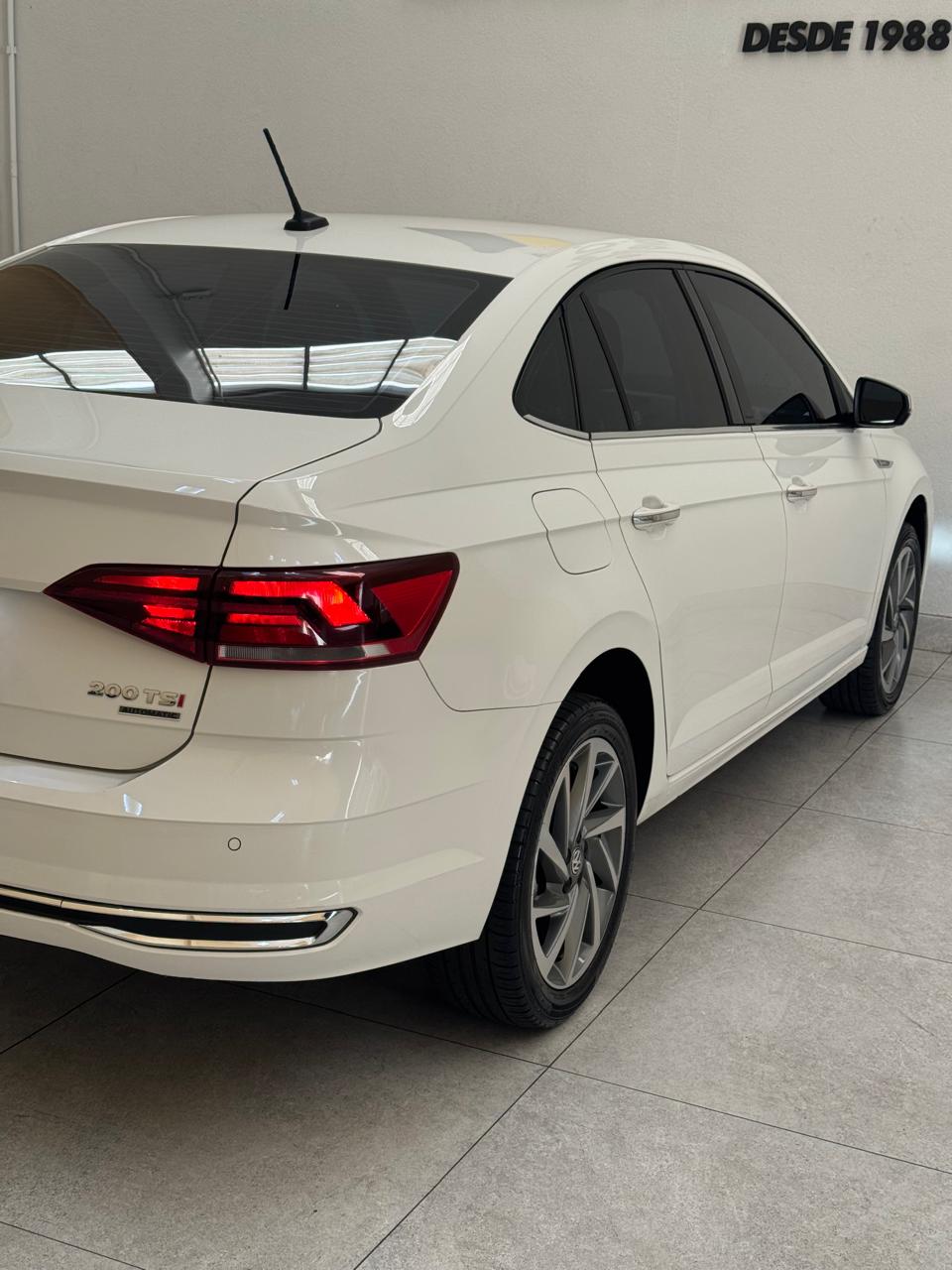 Volkswagen Virtus 1.0 4p 200 Tsi Flex Highline Automático Branco 2020 - Ayrton Automóveis
