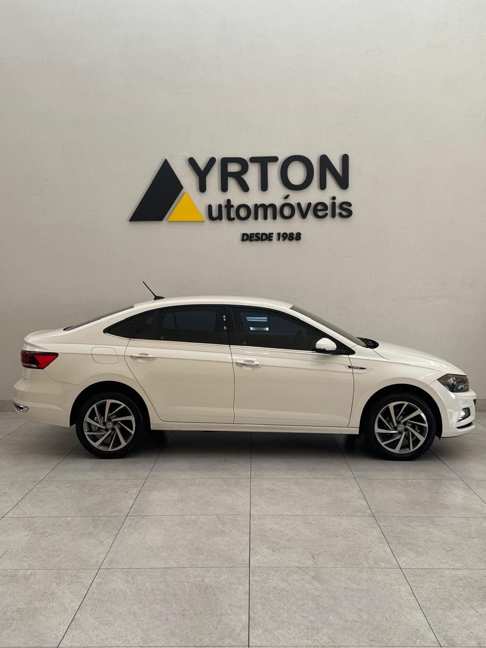 Volkswagen Virtus 1.0 4p 200 Tsi Flex Highline Automático Branco 2020 - Ayrton Automóveis