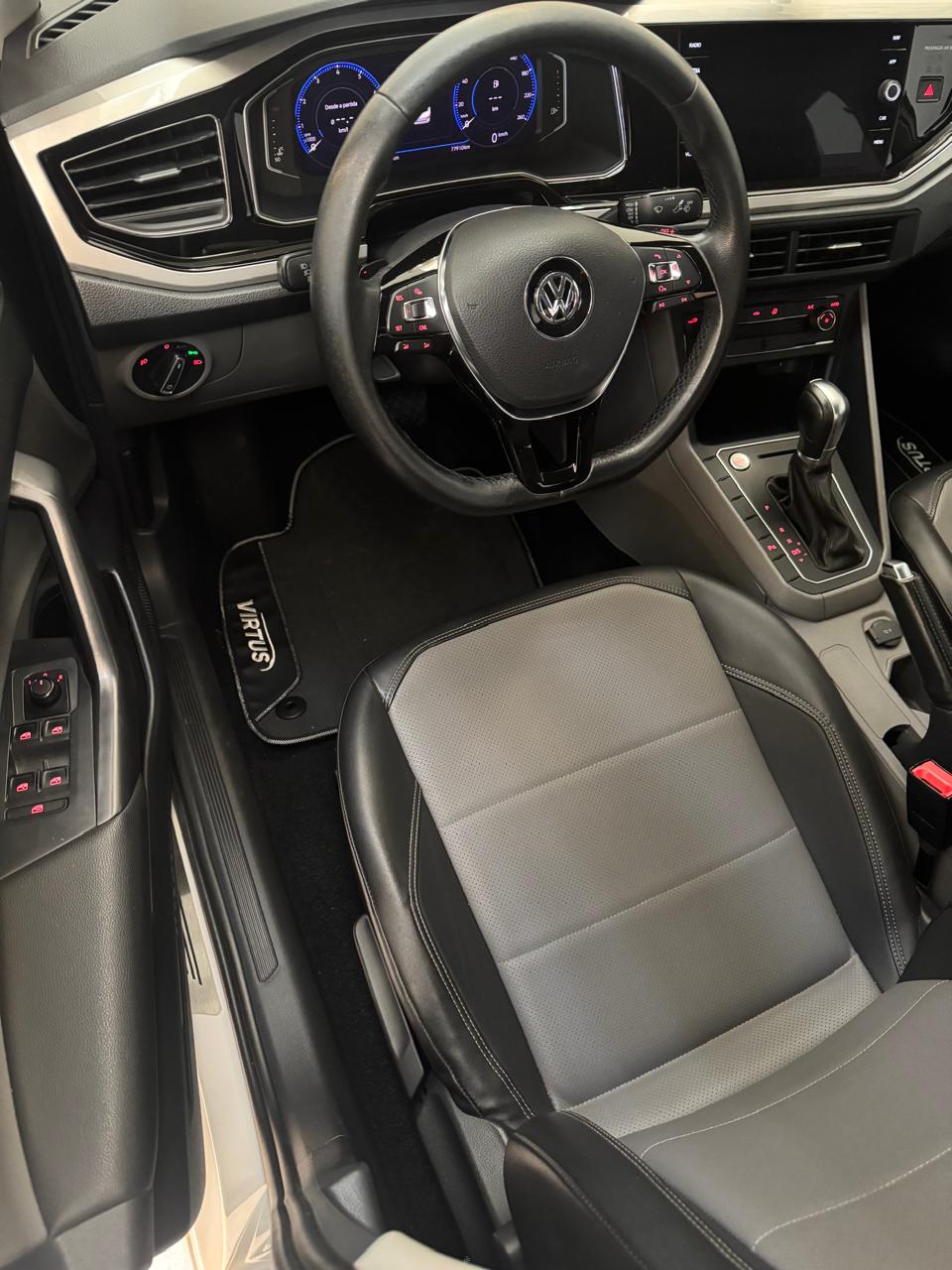 Volkswagen Virtus 1.0 4p 200 Tsi Flex Highline Automático Branco 2020 - Ayrton Automóveis