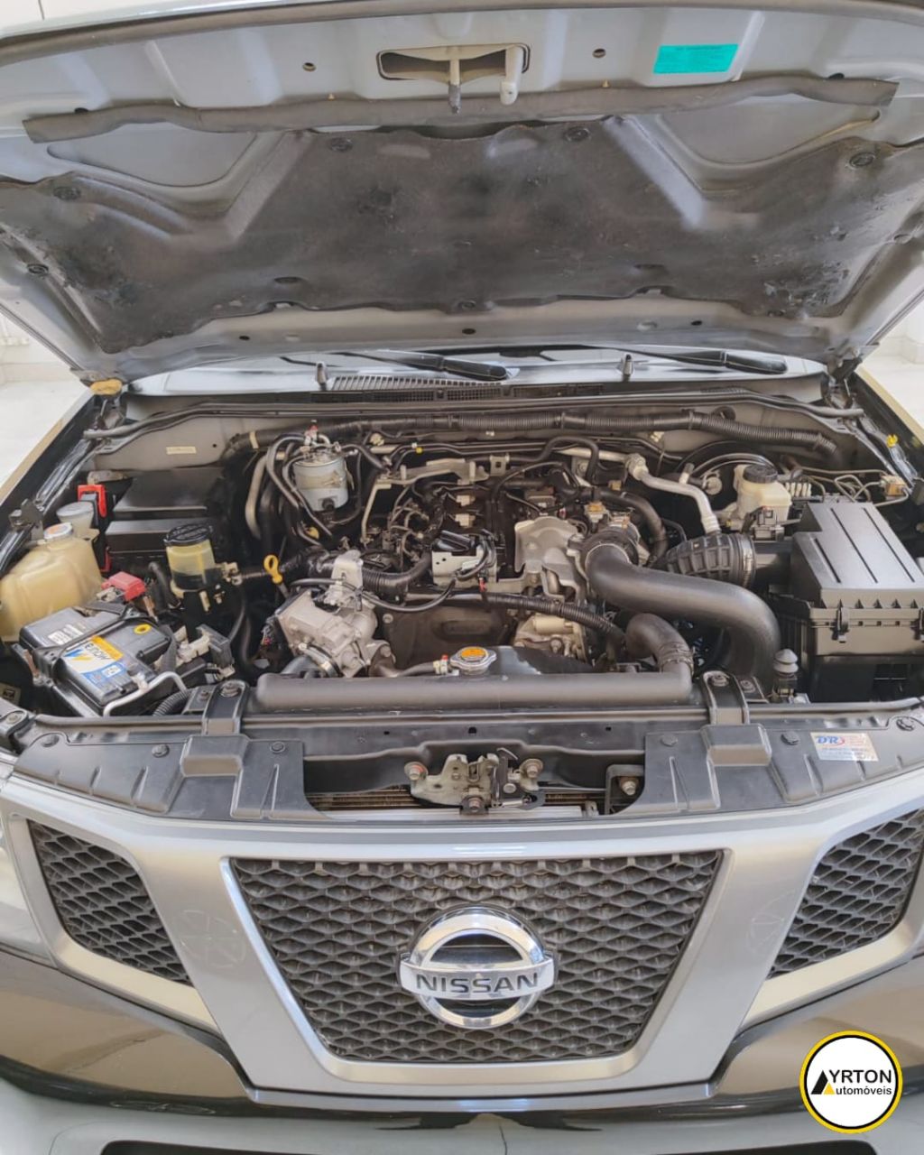 Nissan Frontier 2.5 16v 4x4 Sv Attack Turbo Diesel Cabine Dupla Preto 2014 - Ayrton Automóveis