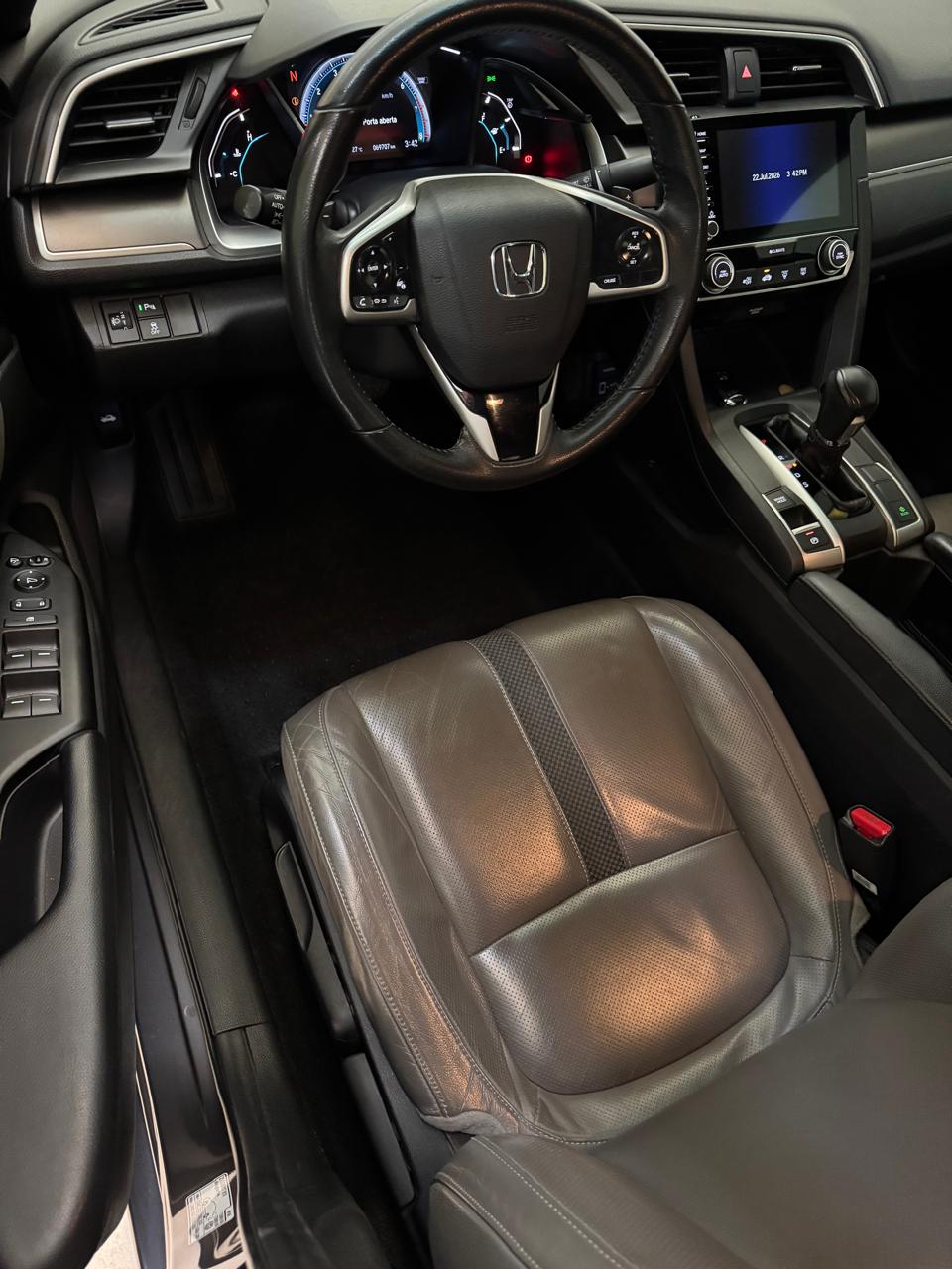 Honda Civic 2.0 16v 4p Exl Flex  Automático Cvt Cinza 2021 - Ayrton Automóveis