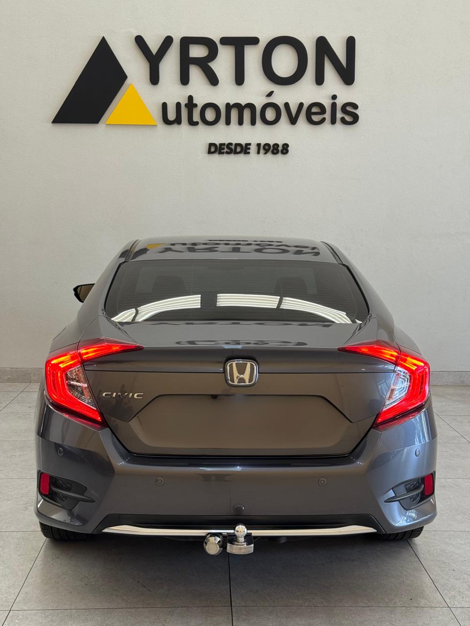 Honda Civic 2.0 16v 4p Exl Flex  Automático Cvt Cinza 2021 - Ayrton Automóveis
