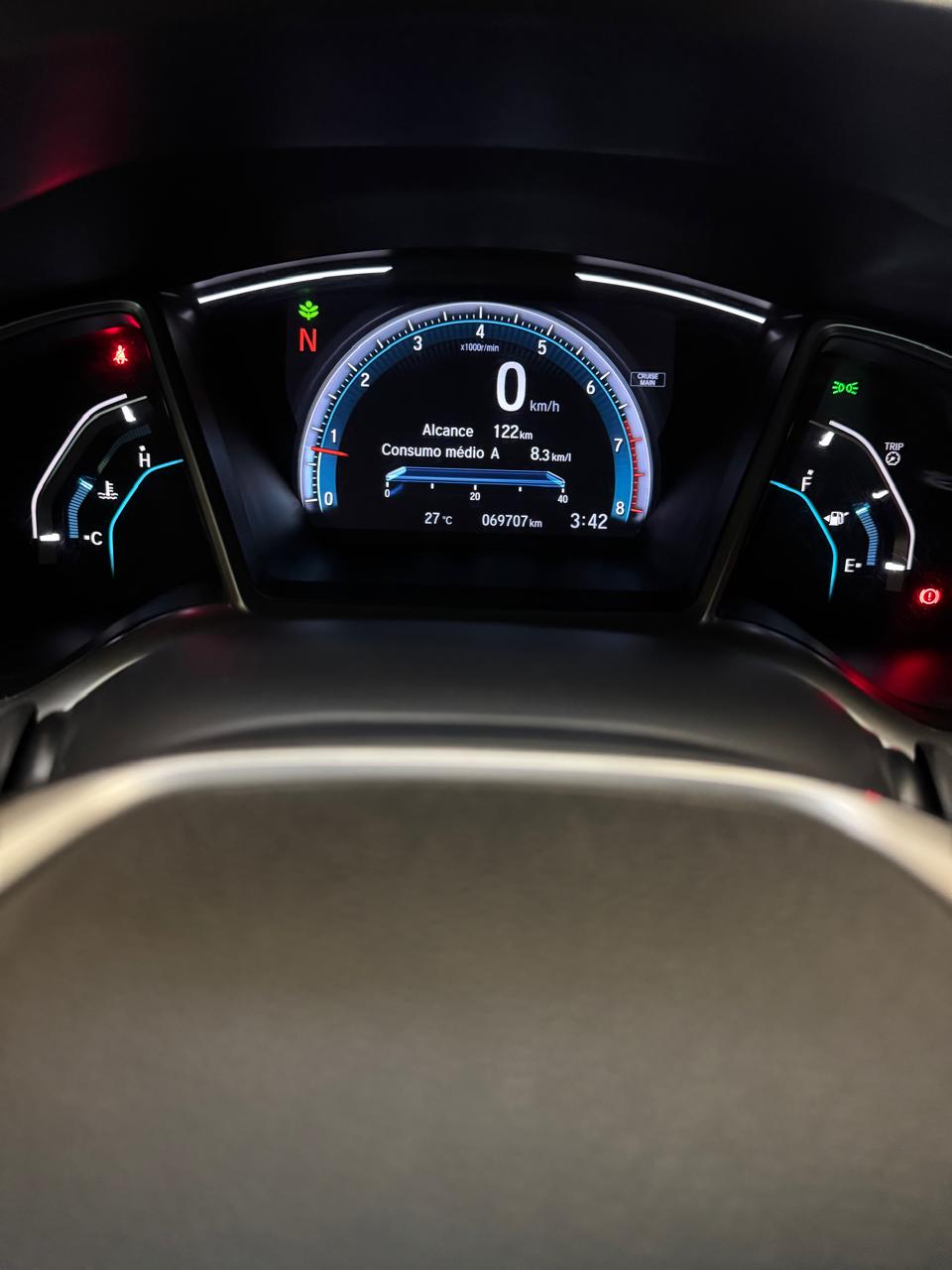 Honda Civic 2.0 16v 4p Exl Flex  Automático Cvt Cinza 2021 - Ayrton Automóveis