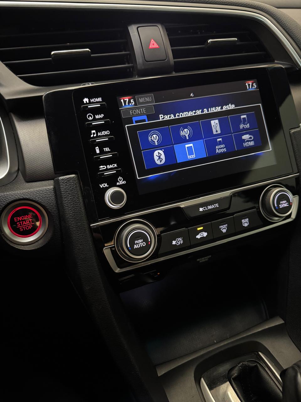 Honda Civic 2.0 16v 4p Exl Flex  Automático Cvt Cinza 2021 - Ayrton Automóveis