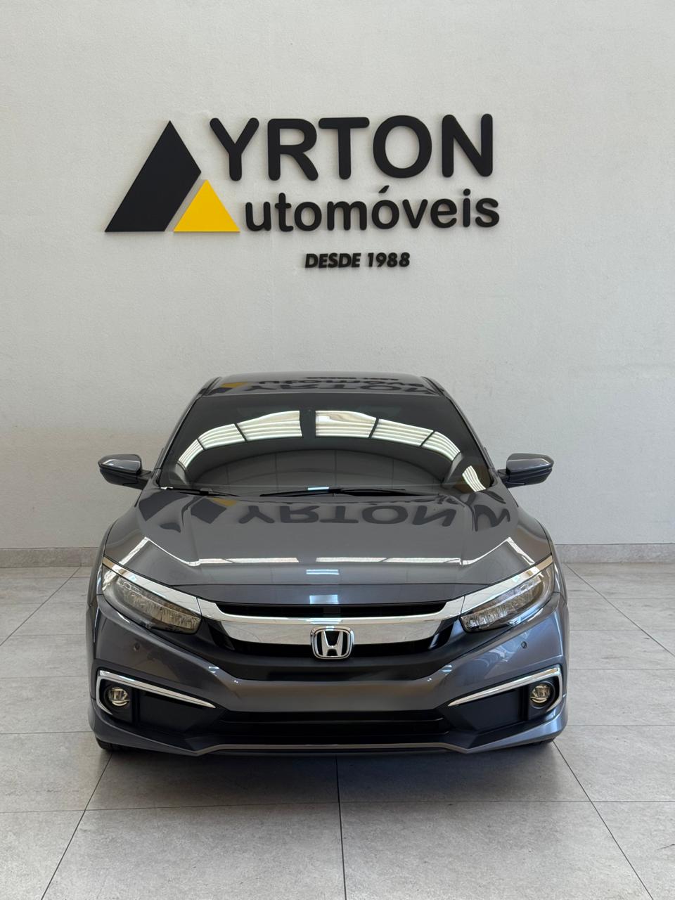 Honda Civic 2.0 16v 4p Exl Flex  Automático Cvt Cinza 2021 - Ayrton Automóveis