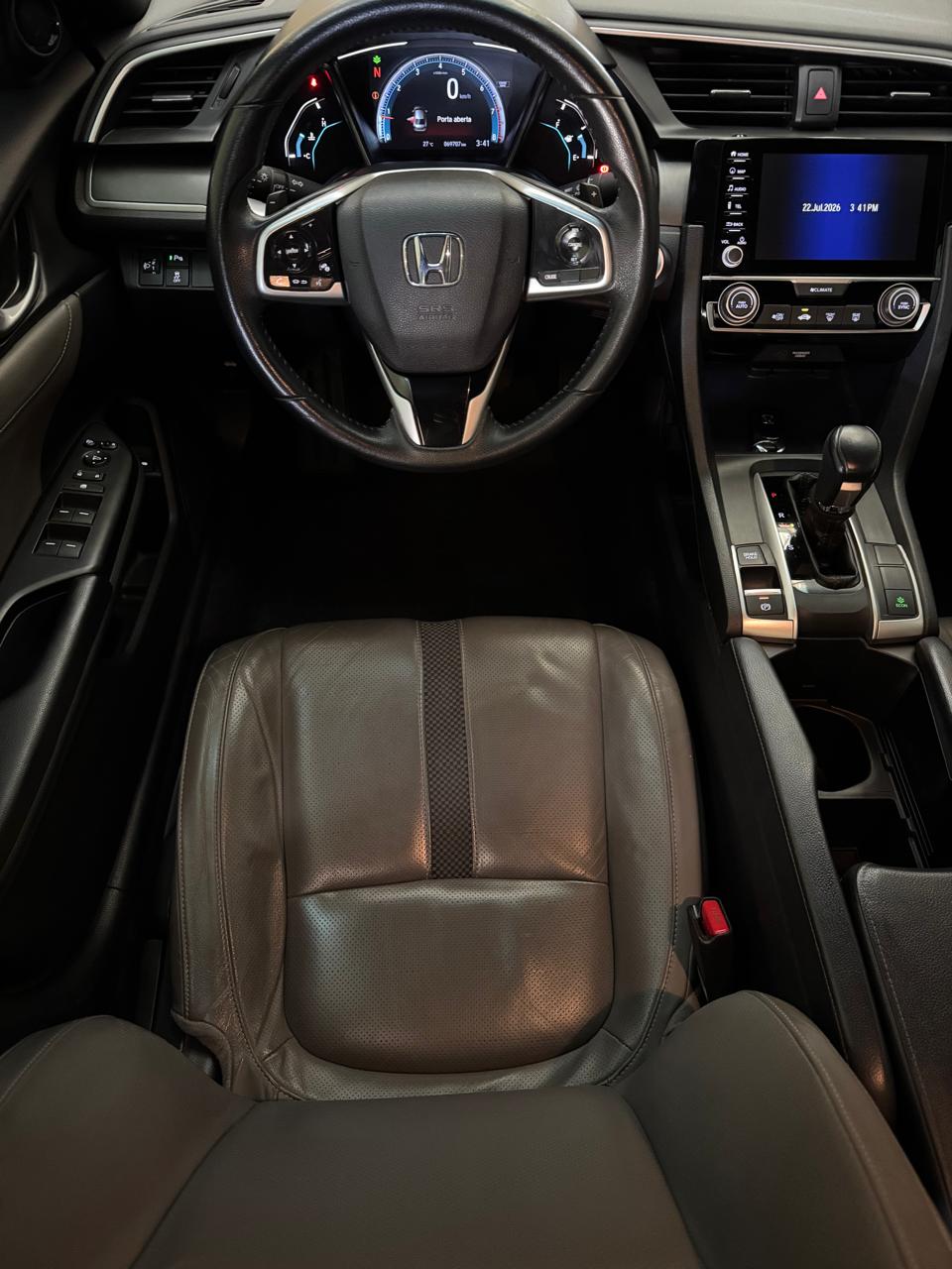 Honda Civic 2.0 16v 4p Exl Flex  Automático Cvt Cinza 2021 - Ayrton Automóveis