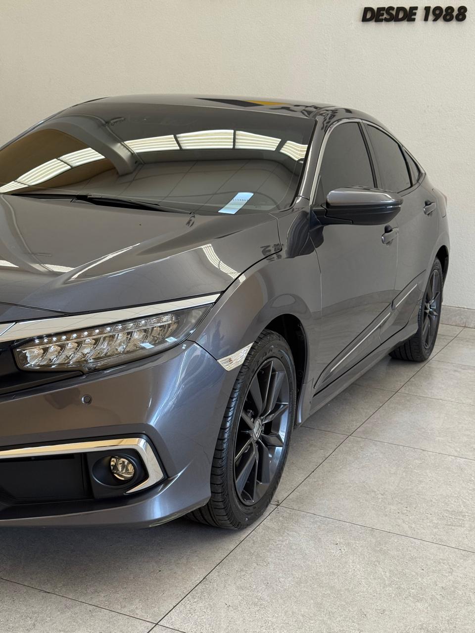 Honda Civic 2.0 16v 4p Exl Flex  Automático Cvt Cinza 2021 - Ayrton Automóveis